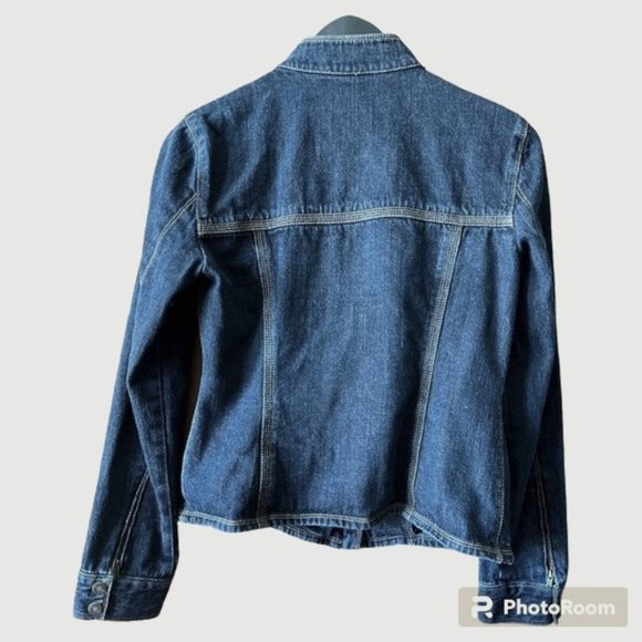 EUC INC International Concepts Denim Jacket ~ SMALL - Picture 2 of 11